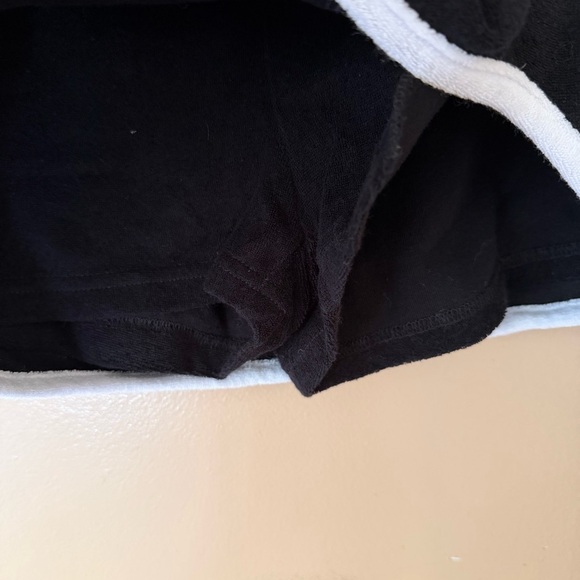Nia The Brand Serena Skort Black mini skirt terry cloth shorts Revolve M - Picture 9 of 10